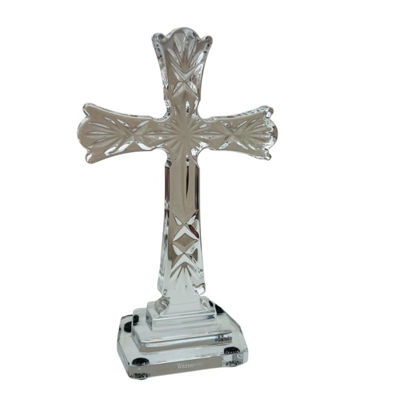 Waterford Standing Clear Crystal Cross